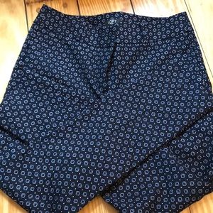 Loft Marisa skinny printed pants